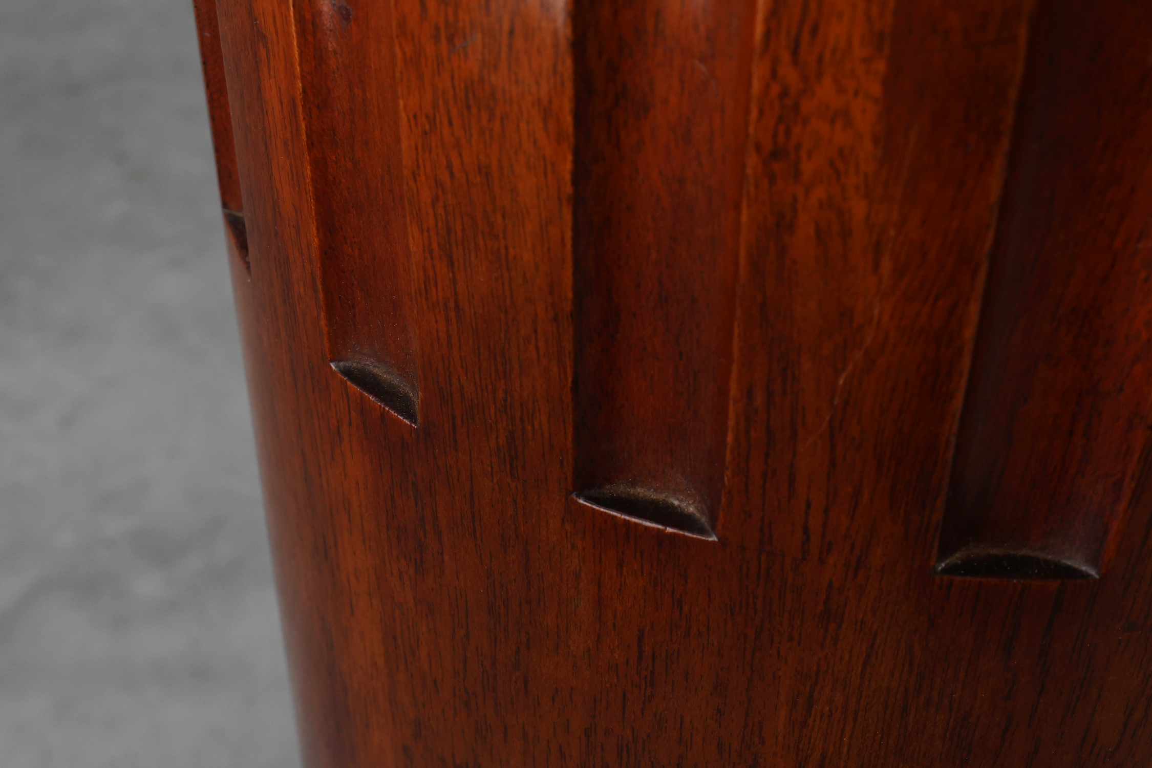 Sculptural Art Deco solid Wooden Pedestal, France ca. 1925thumbnail